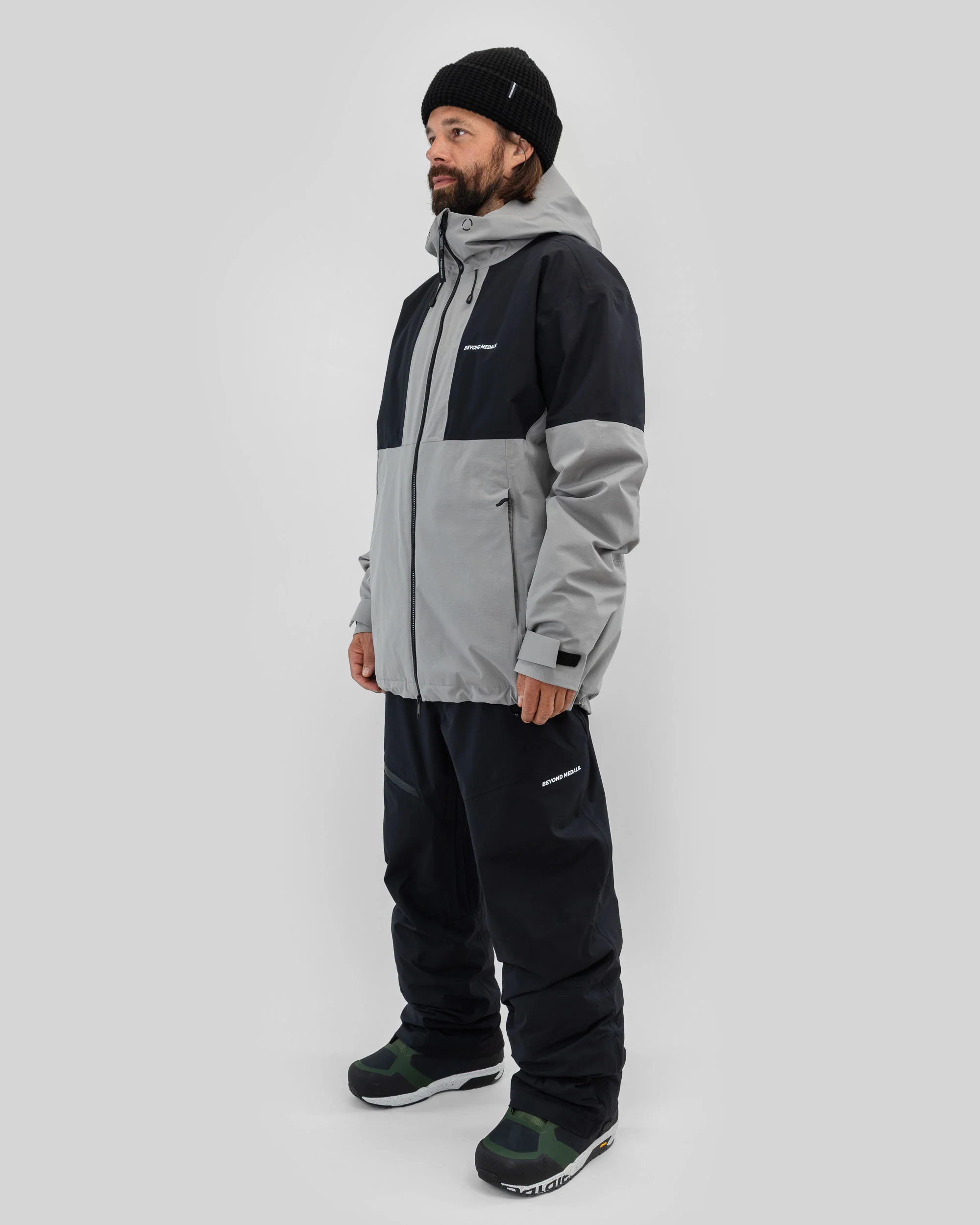 Fullzip Snowboard Jacket 2L 2025 Grey - Image 4