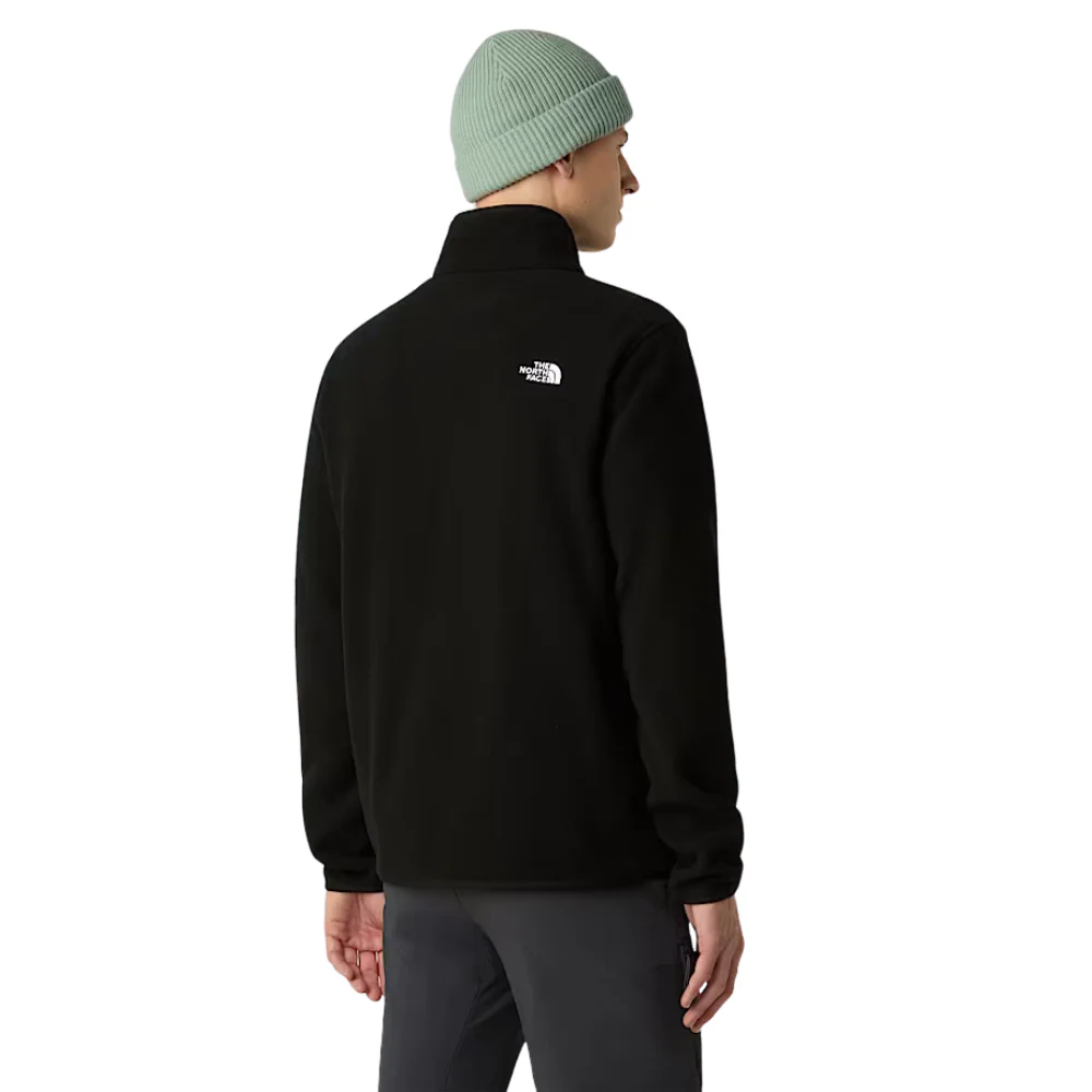 Glacier 1/4 Zip Fleece Jacket Black - Image 2