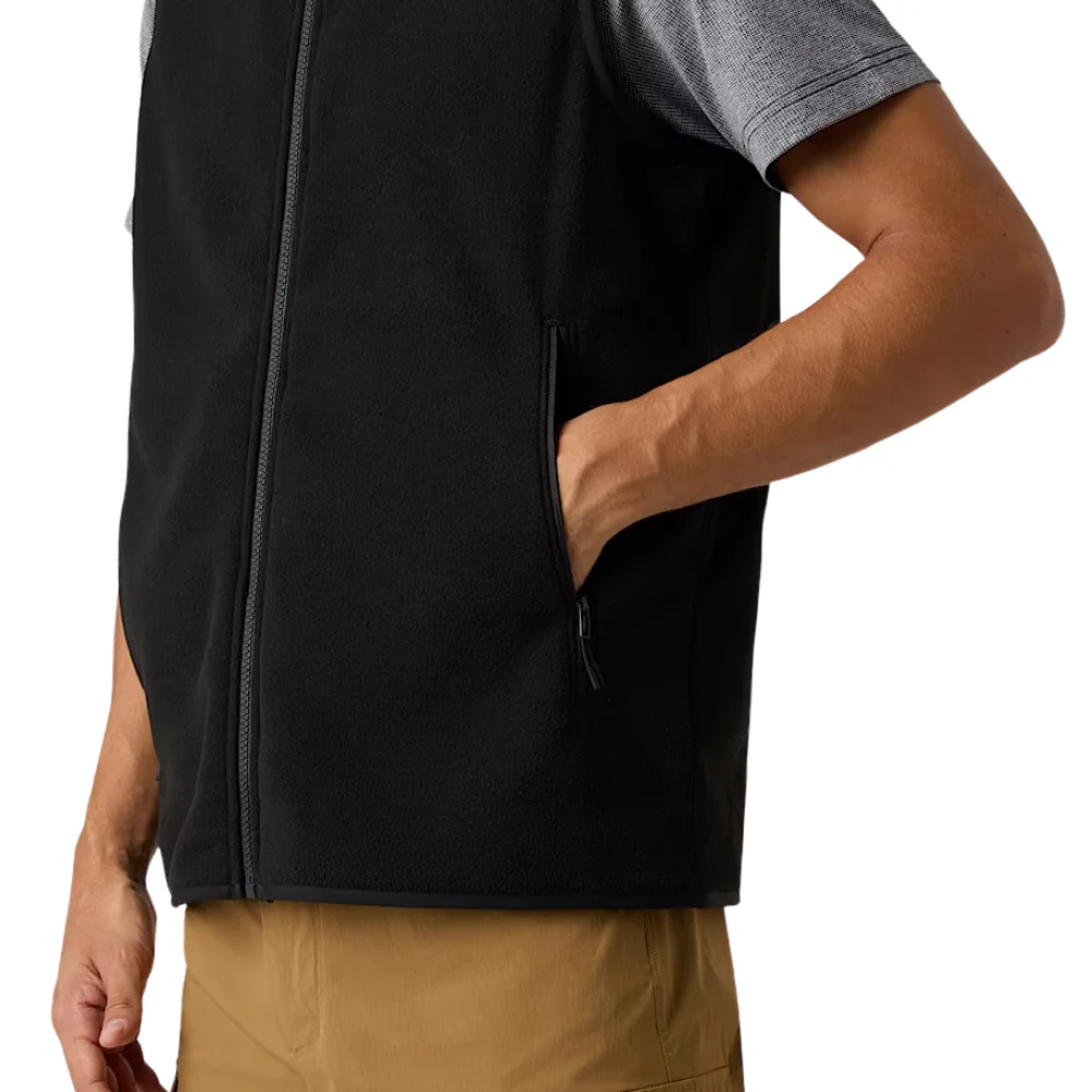 Glacier Fleece Jacket Black - Image 7