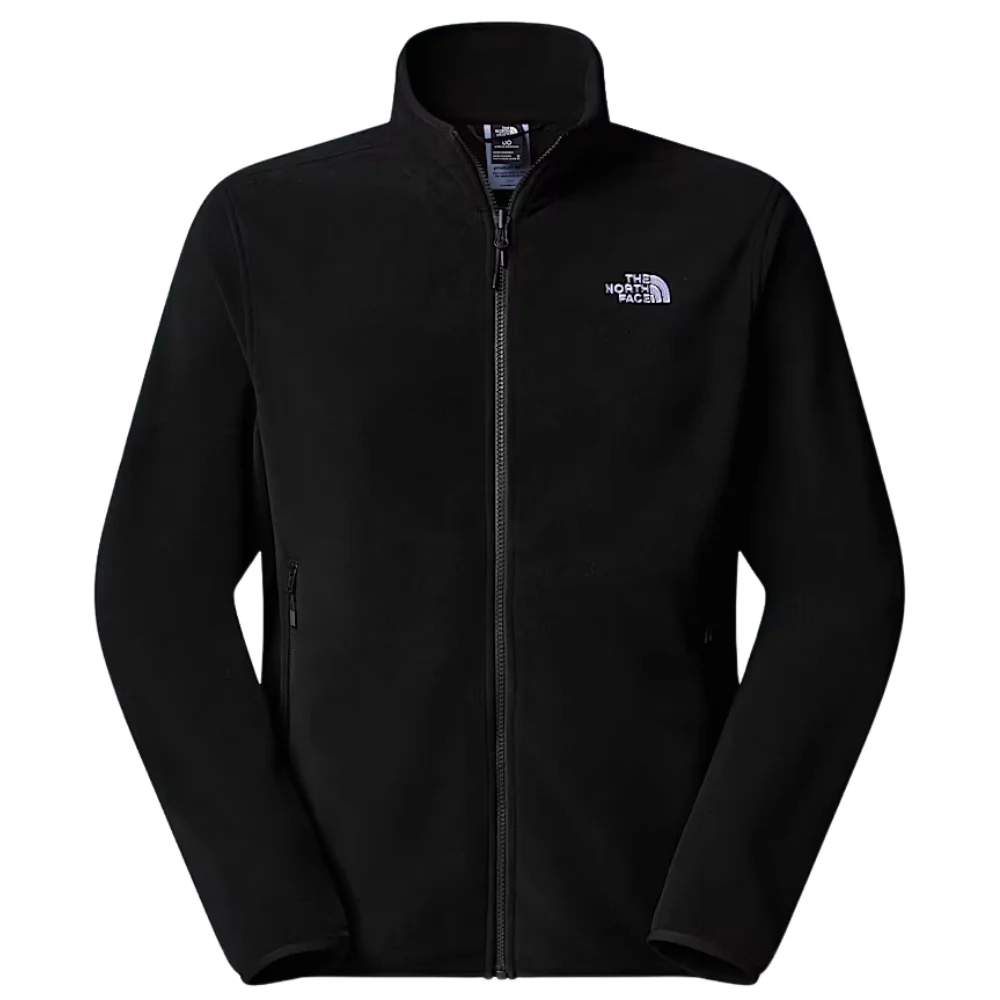 Glacier Fleece Jacket Black - Image 2