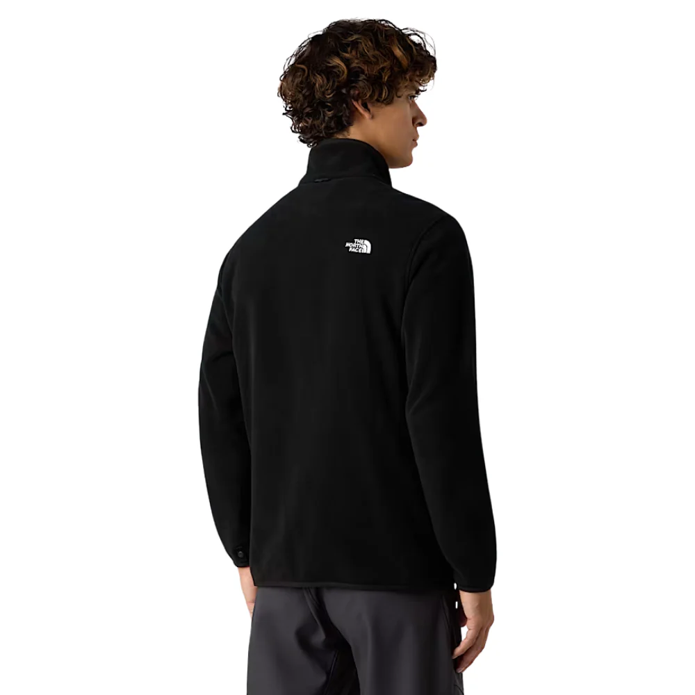 Glacier Fleece Jacket Black - Image 4