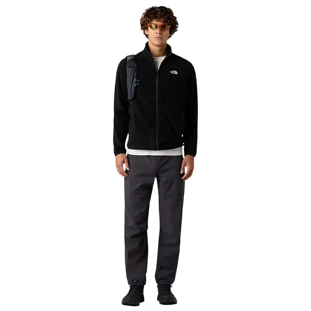 Glacier Fleece Jacket Black - Image 5