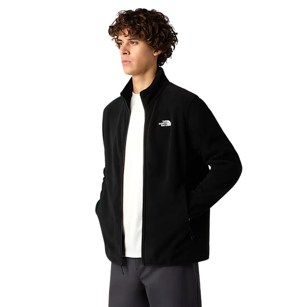 Glacier Fleece Jacket Black - Image 8