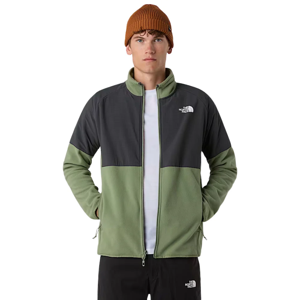 Glacier Full Zip Fleece Jacket Bark Mist/Asphalt Grey