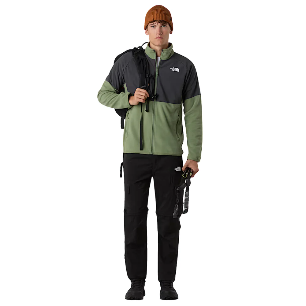 Glacier Full Zip Fleece Jacket Bark Mist/Asphalt Grey - Image 6