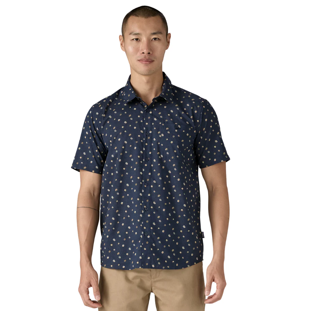 Go To Shirt Blossoms New Navy - Image 2