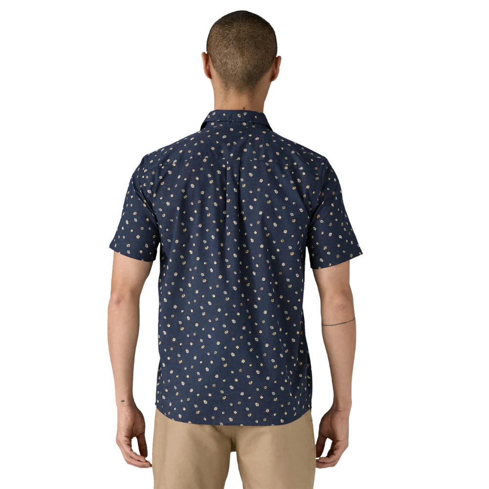 Go To Shirt Blossoms New Navy - Image 3