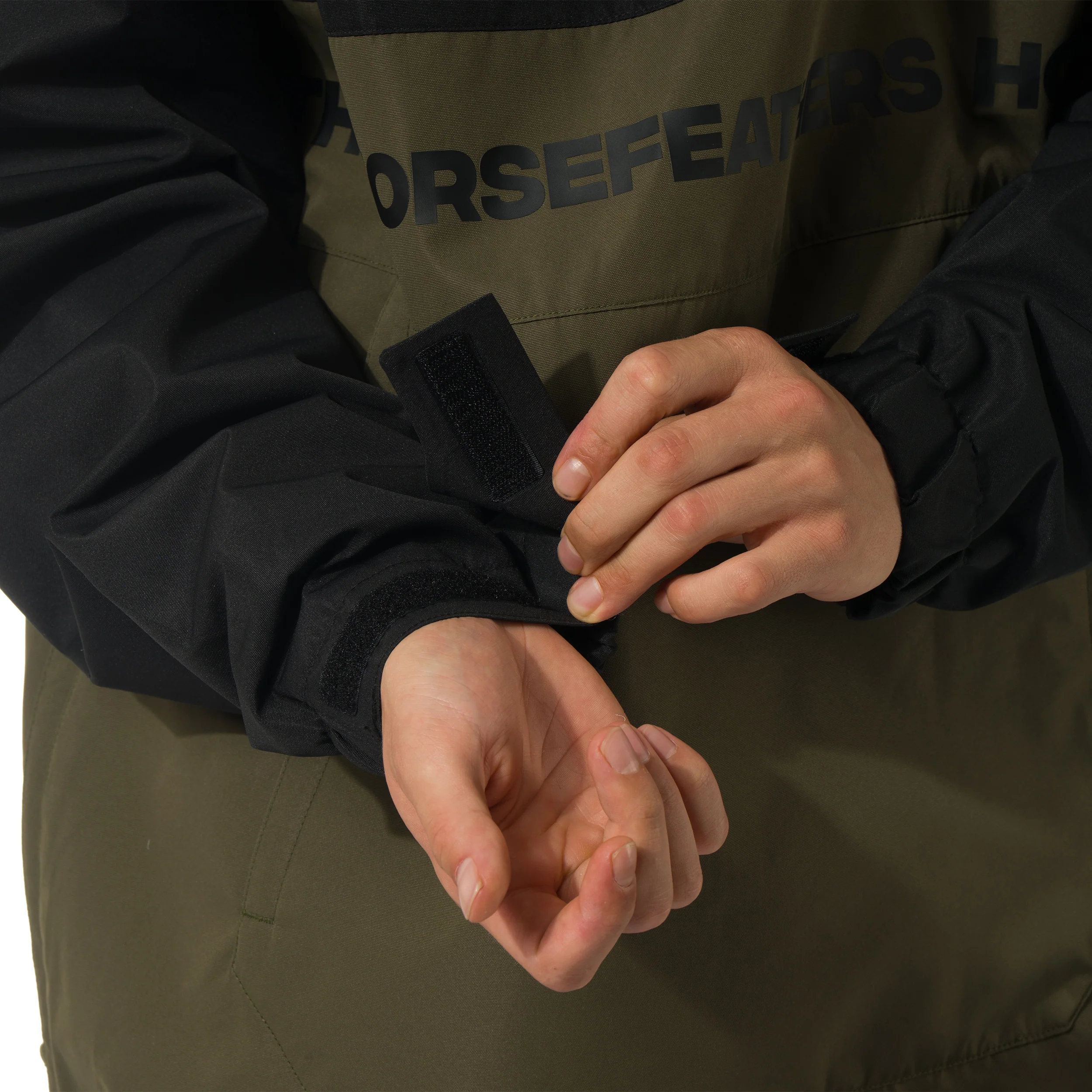 Gordie Jacket Black/ Olive Night - Image 2