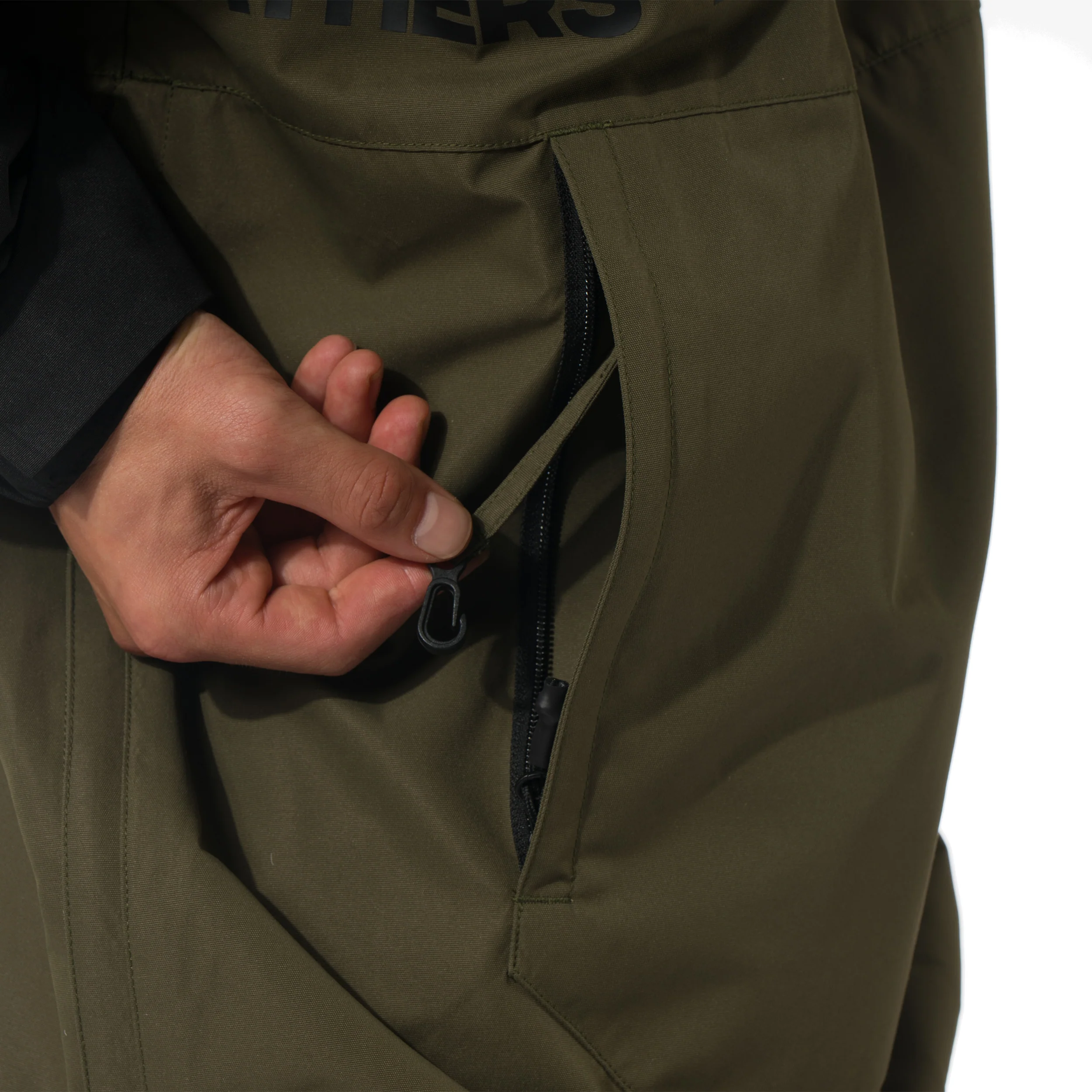 Gordie Jacket Black/ Olive Night - Image 4