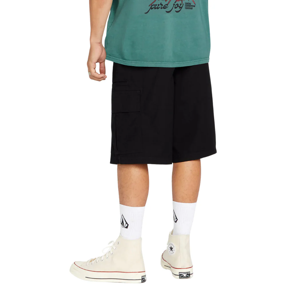 Grand Fang 22" Cargo Shorts Black - Image 2