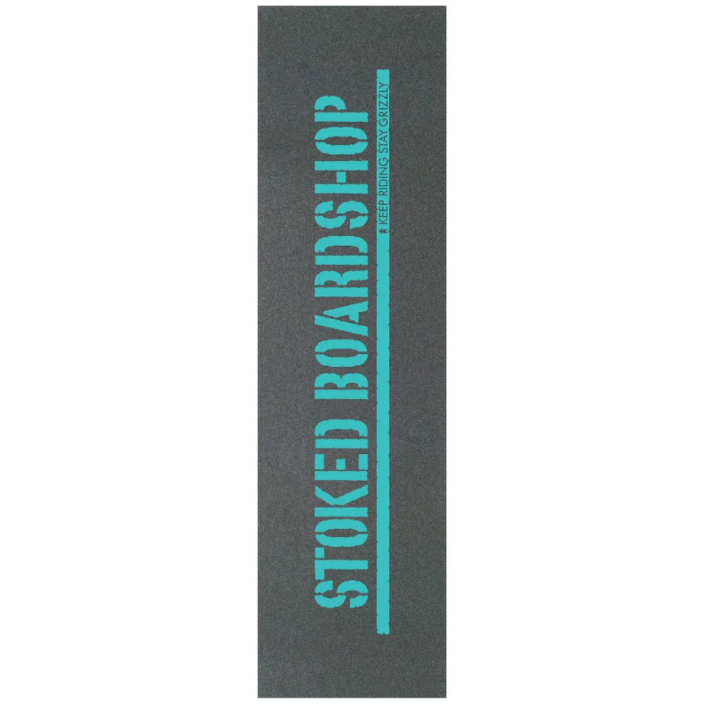 Grizzly x Stoked Stamp 9" Griptape