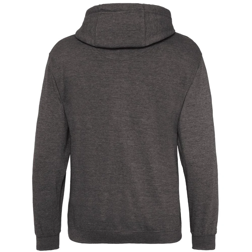 Heavyweight Script Hoodie Charcoal - Image 2