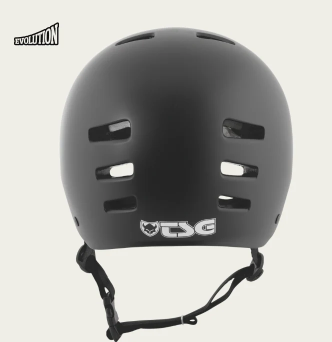 Evolution Solid Colors Satin Black Helm - Image 4
