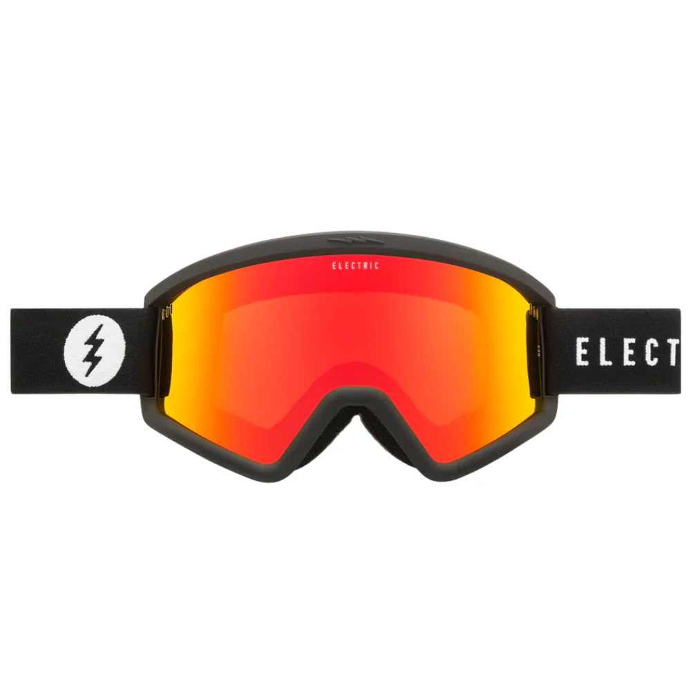 Hex Matte Black + Red Chrome Lens Snowboard Goggles - Image 2