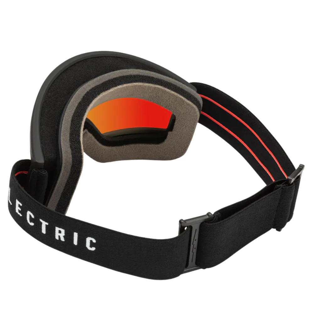 Hex Matte Black + Red Chrome Lens Snowboard Goggles - Image 3