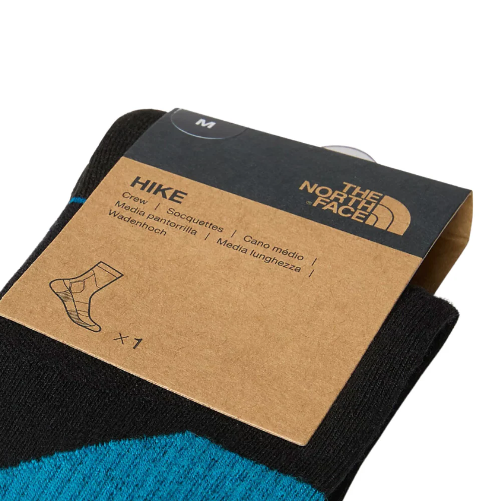 Hiking Crew Sock TNF Black/Adriatic Blue - Image 6