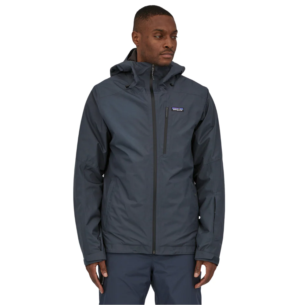 Insulated Powder Town Snowboard Jacket Smolder Blue - Image 3