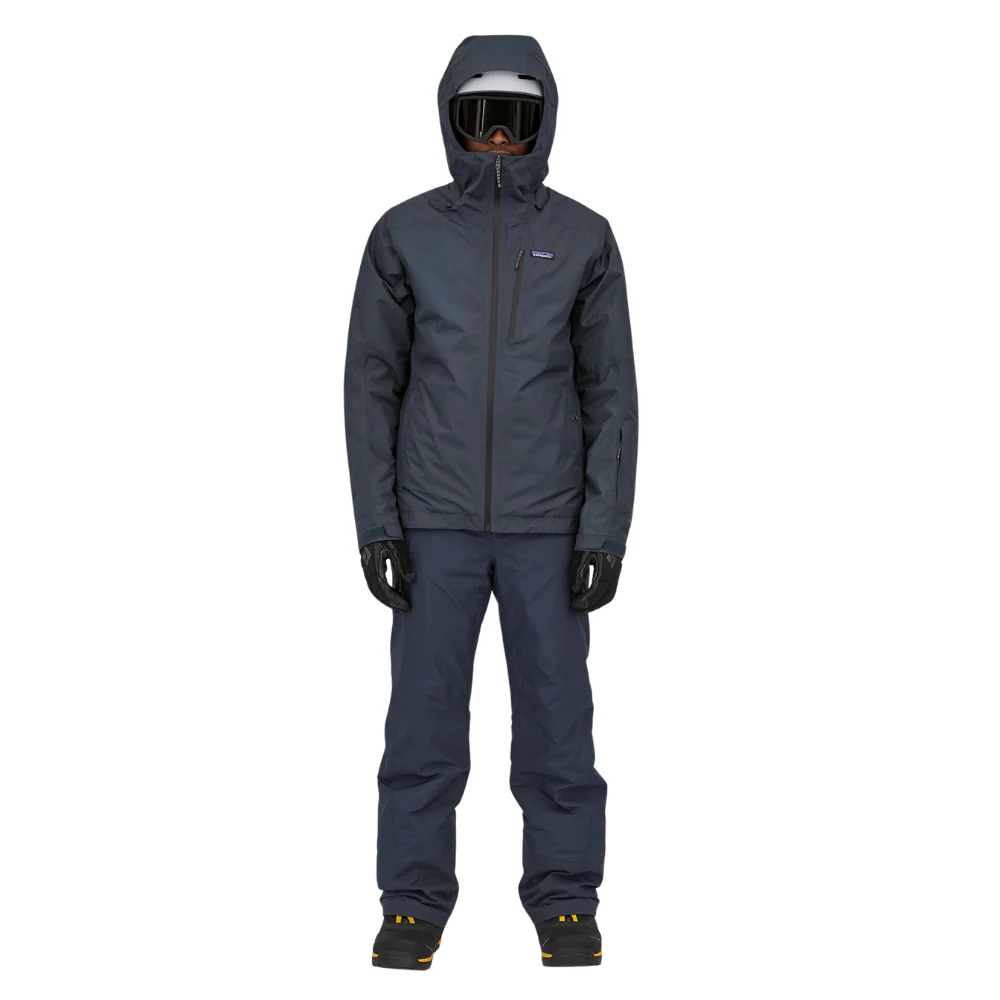 Insulated Powder Town Snowboard Jacket Smolder Blue - Image 4