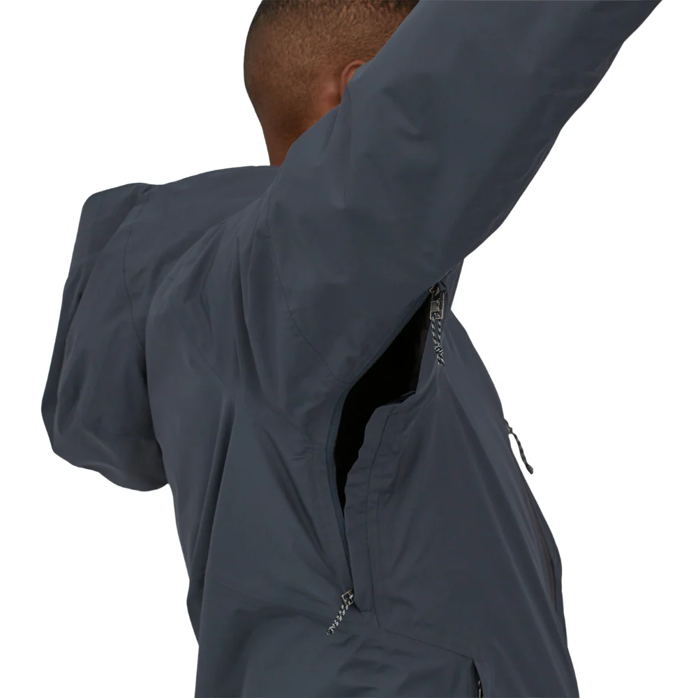 Insulated Powder Town Snowboard Jacket Smolder Blue - Image 5