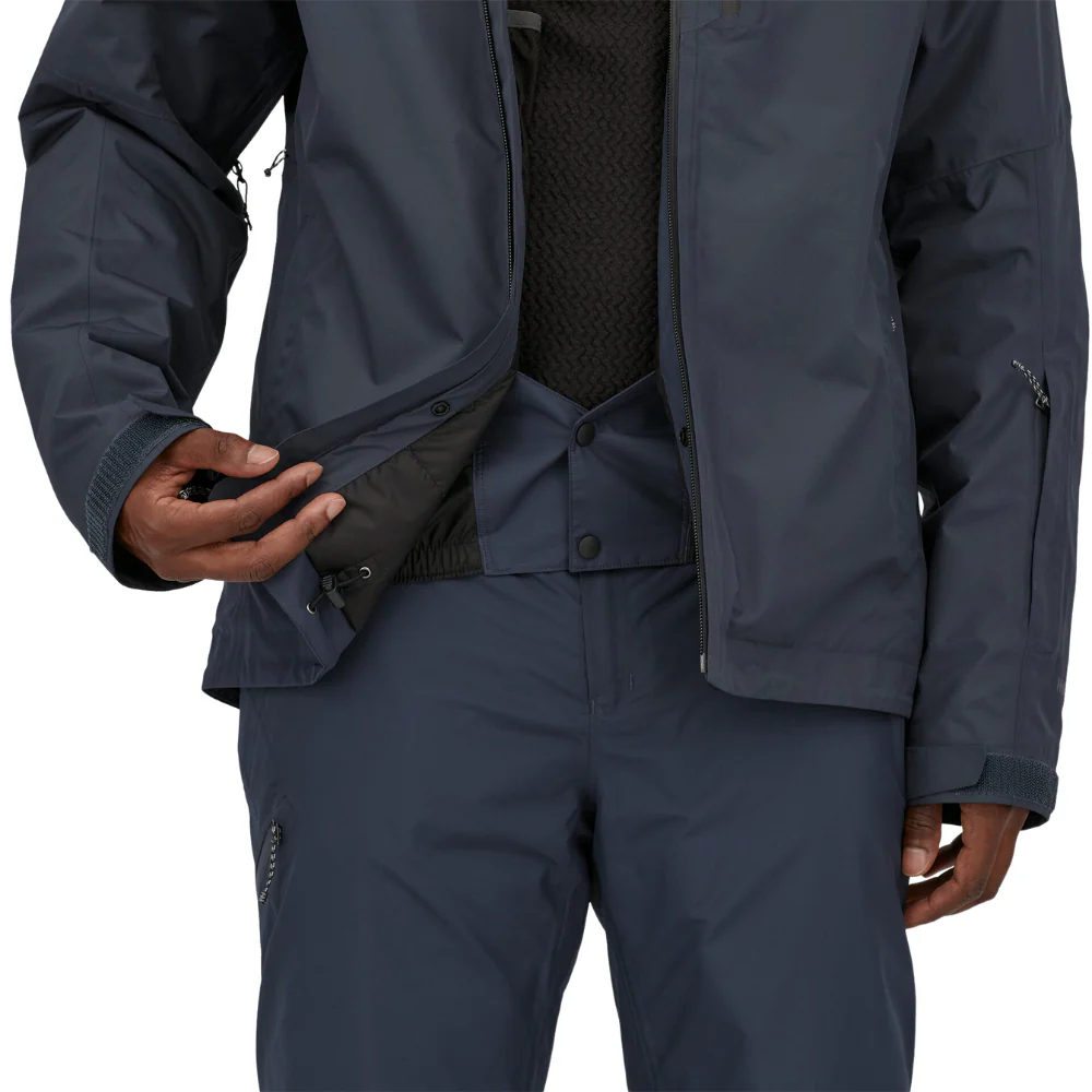 Insulated Powder Town Snowboard Jacket Smolder Blue - Image 6