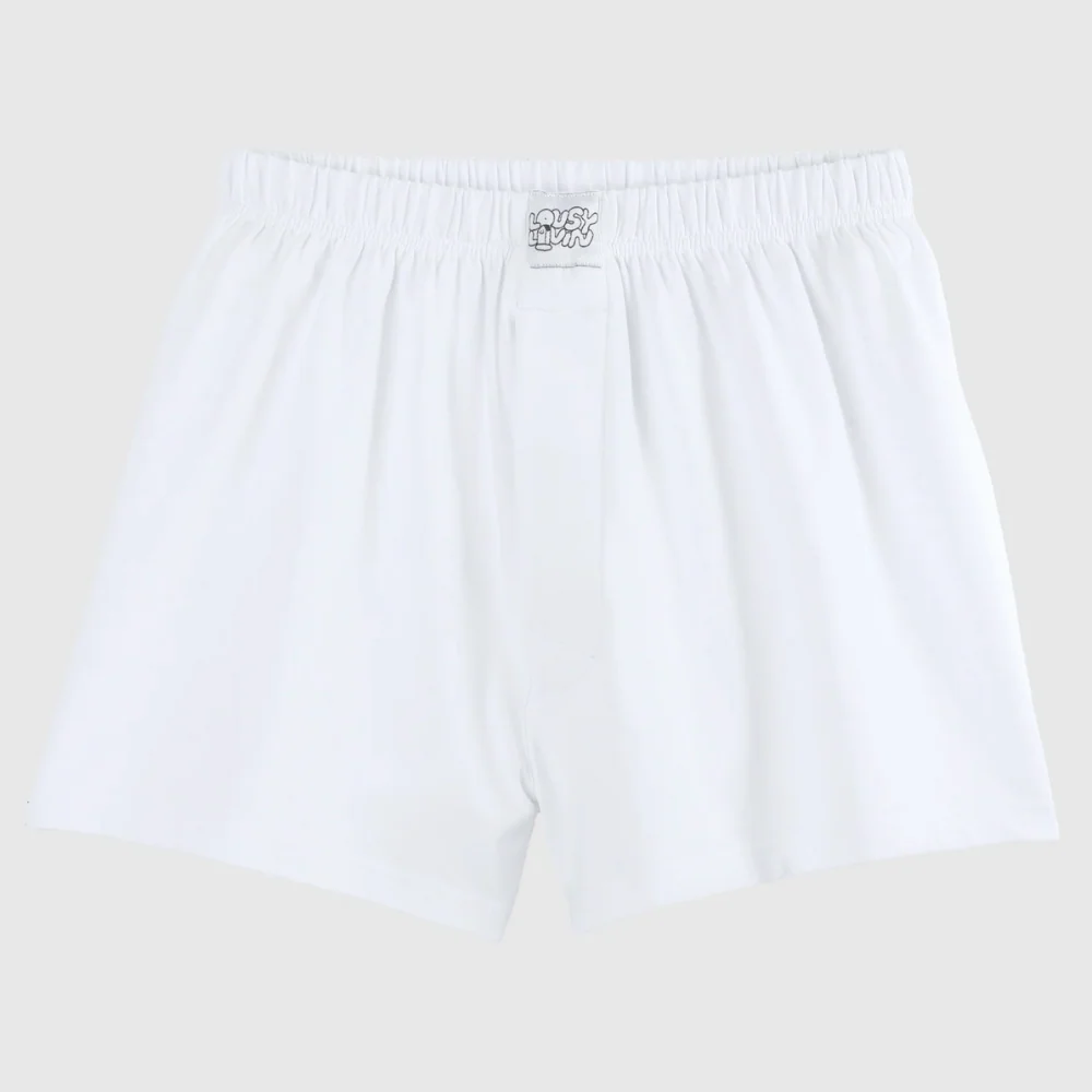 Jersey Stretch 2pack Boxershorts Black/ White - Image 3