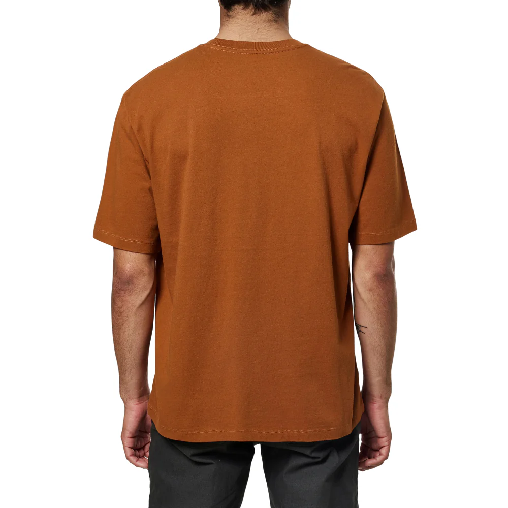 Box Fit Heritage T-shirt Caramel - Image 2