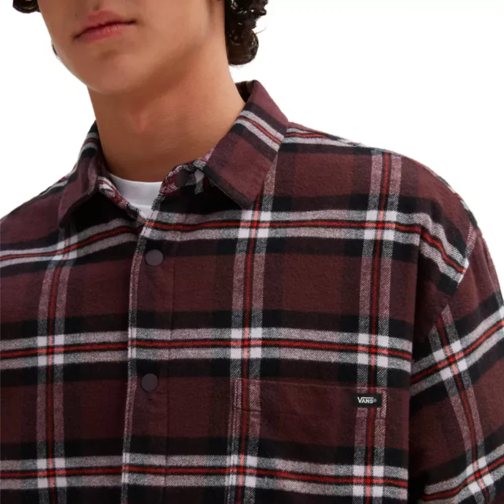 Kesler Longsleeve Shirt Fudge/Lavender Frost - Image 3