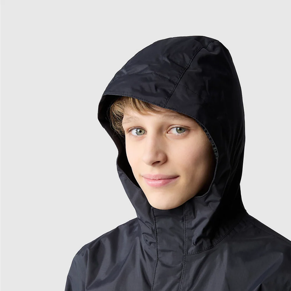 Kids Antora Rain Jacket Black - Image 3