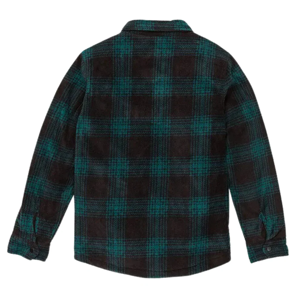Kids Bowered Fleece Over-Shirt Evergreen - Image 2