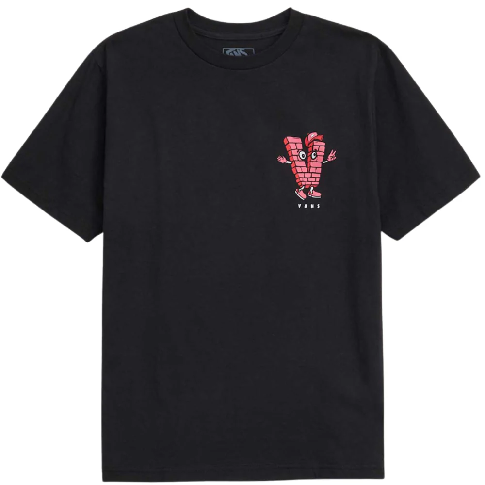 Kids Brick and Mortar T-Shirt Black - Image 2