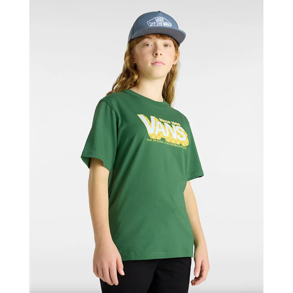 Kids Checker Drop T-shirt Fairway - Image 3