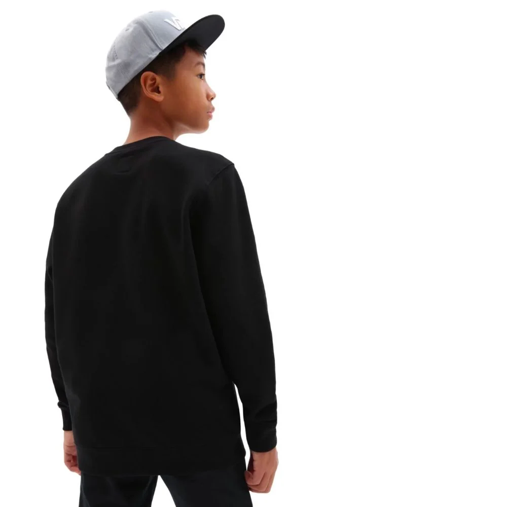 Kids Classic Crew Sweatshirt Black - Image 3