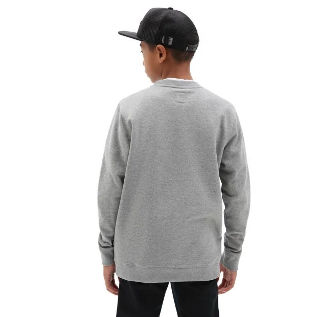 Kids Classic Crew Sweatshirt Cement Heather/ Black - Image 3
