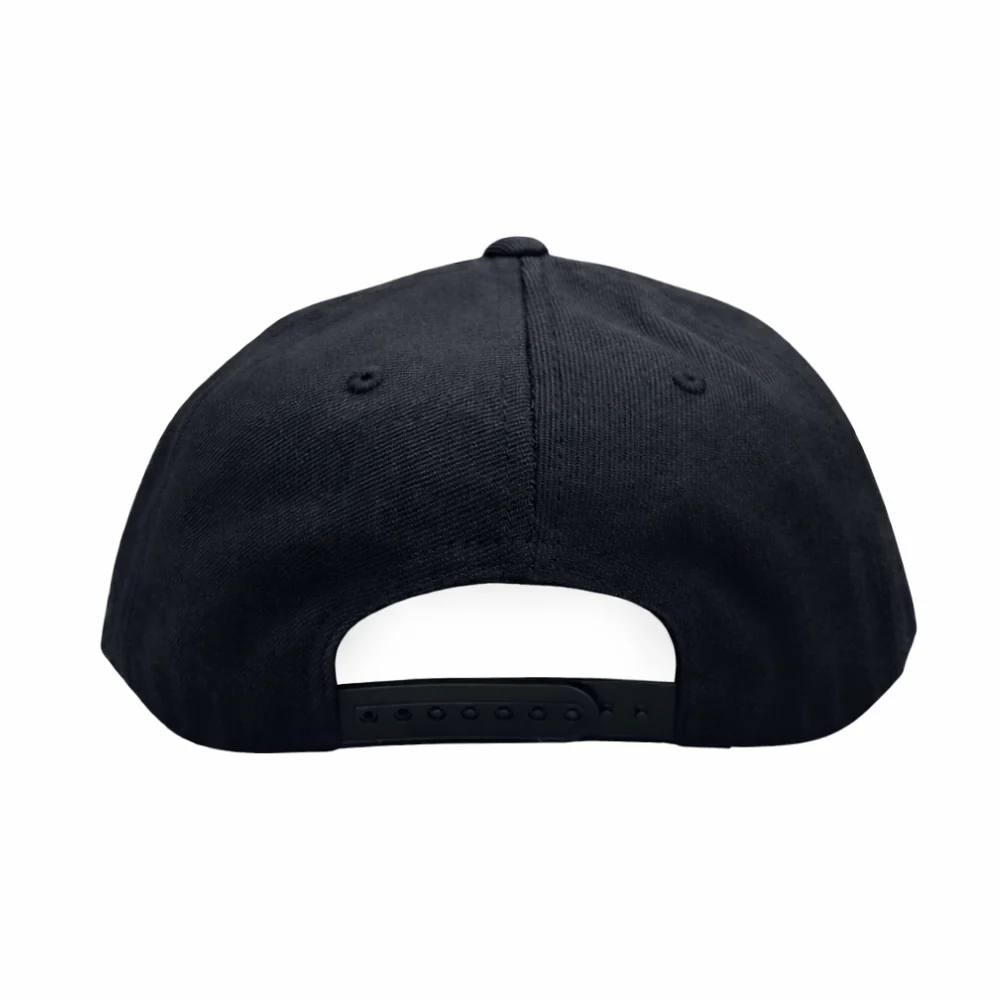Kids Classic Shield Snapback Cap Black - Image 4