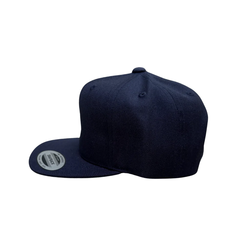 Kids Classic Shield Snapback Cap Dark Navy - Image 2