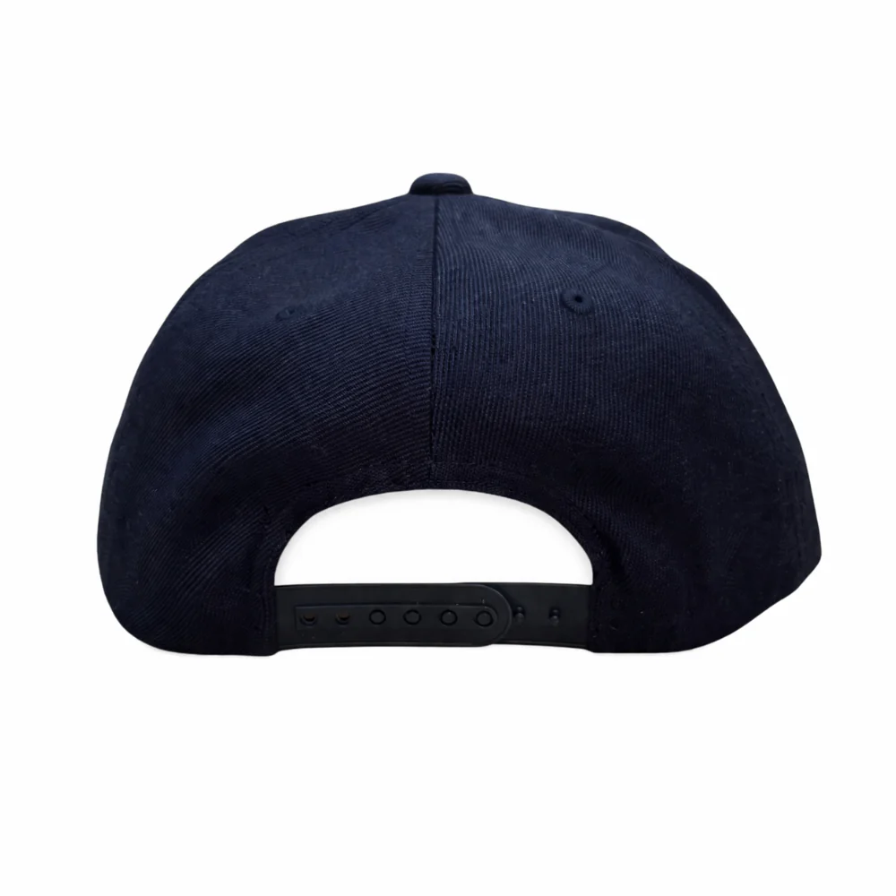 Kids Classic Shield Snapback Cap Dark Navy - Image 4