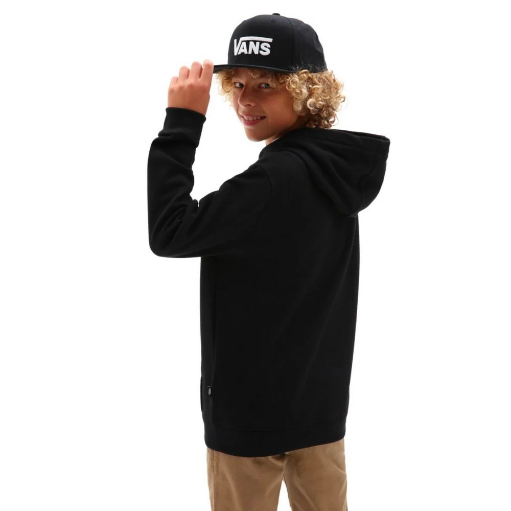 Kids Classic Full Zip Hoodie Black - Image 3