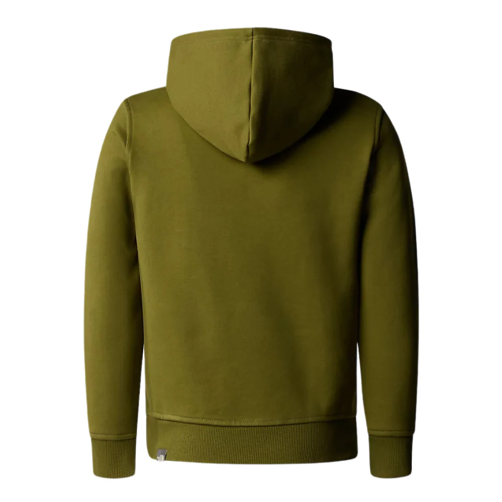 Kids Drew Peak Hoodie Forest Olive - Image 2