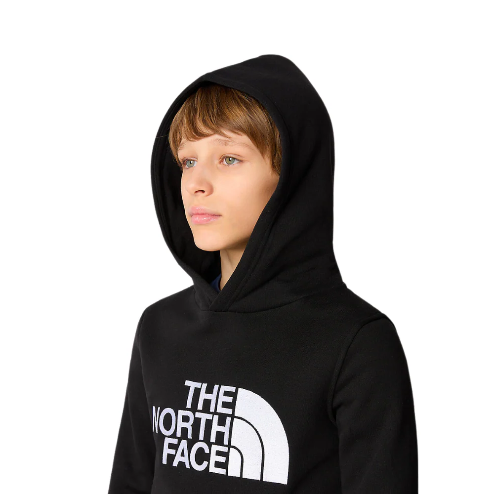 Kids Drew Peak Hoodie TNF Black - Image 3