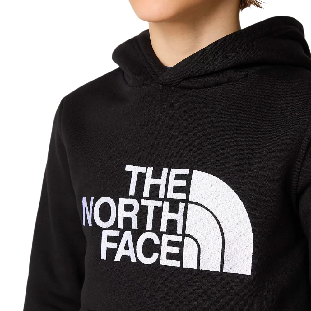 Kids Drew Peak Hoodie TNF Black - Image 4