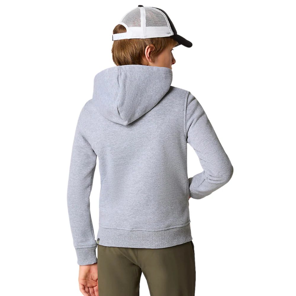 Kids Drew Peak Hoodie TNF Light Grey Heather - Image 2