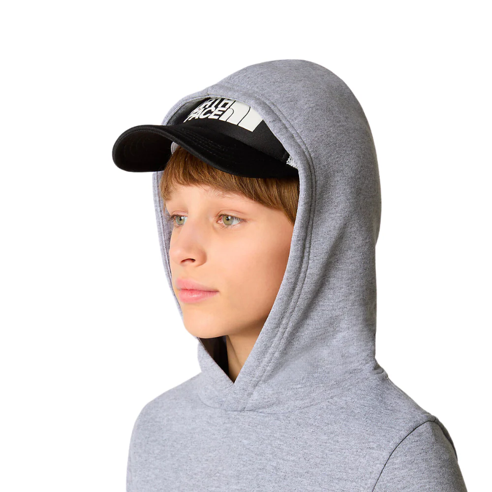 Kids Drew Peak Hoodie TNF Light Grey Heather - Image 5