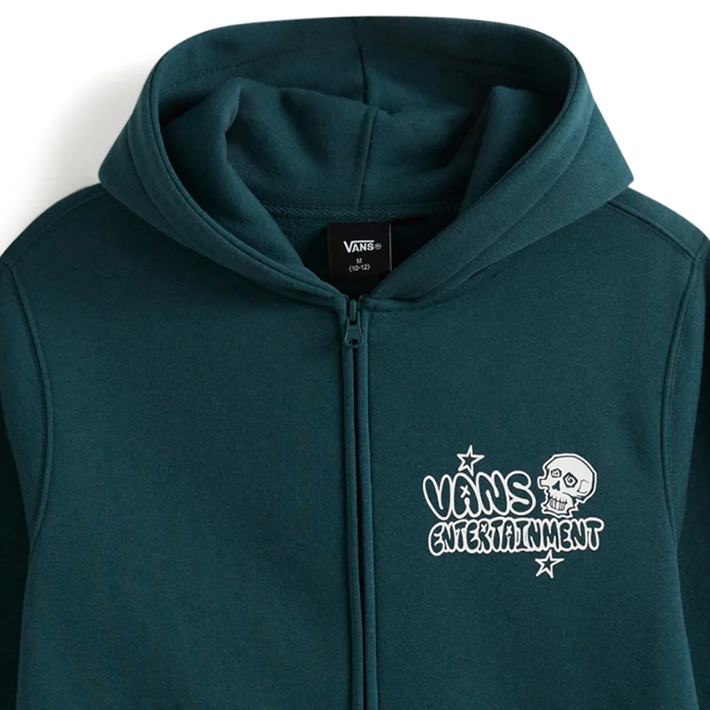 Kids Entertainment Full Zip Hoodie Mystic Moss - Image 3