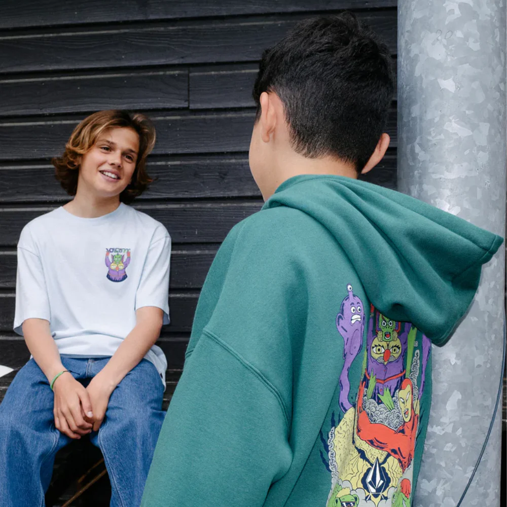 Kids FA Ben Sanaire Hoodie Rifle Green - Image 2