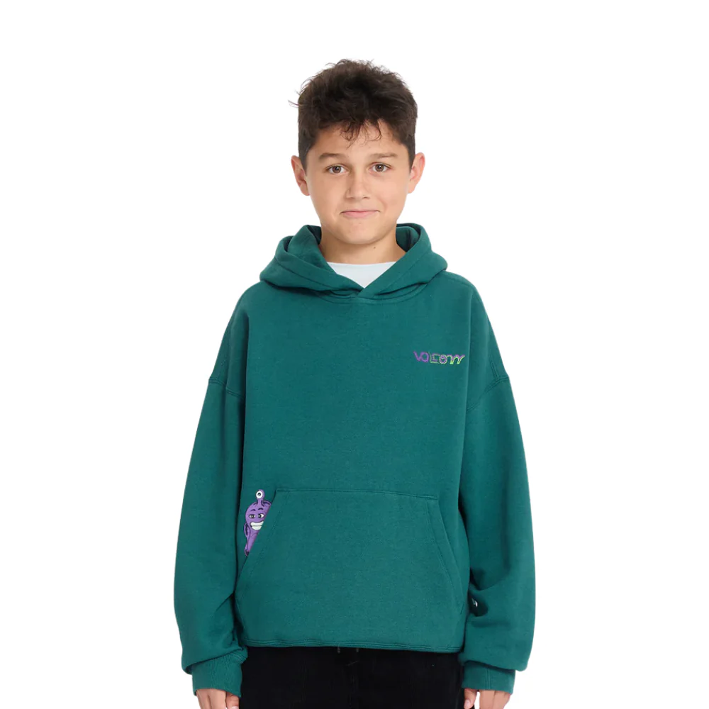 Kids FA Ben Sanaire Hoodie Rifle Green - Image 3