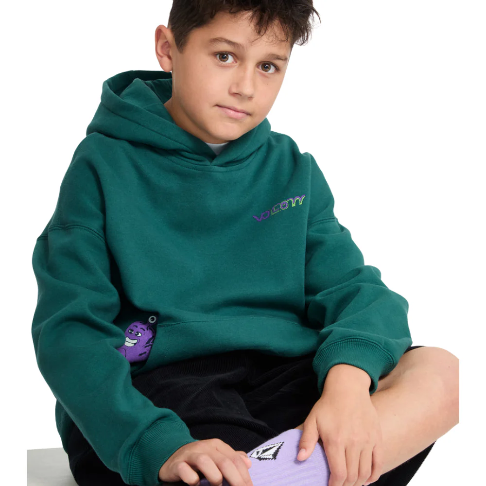 Kids FA Ben Sanaire Hoodie Rifle Green - Image 4
