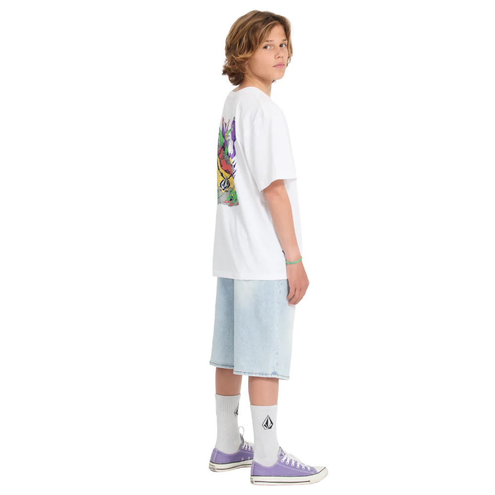 Kids FA Ben Sanaire T-Shirt 2 White - Image 5