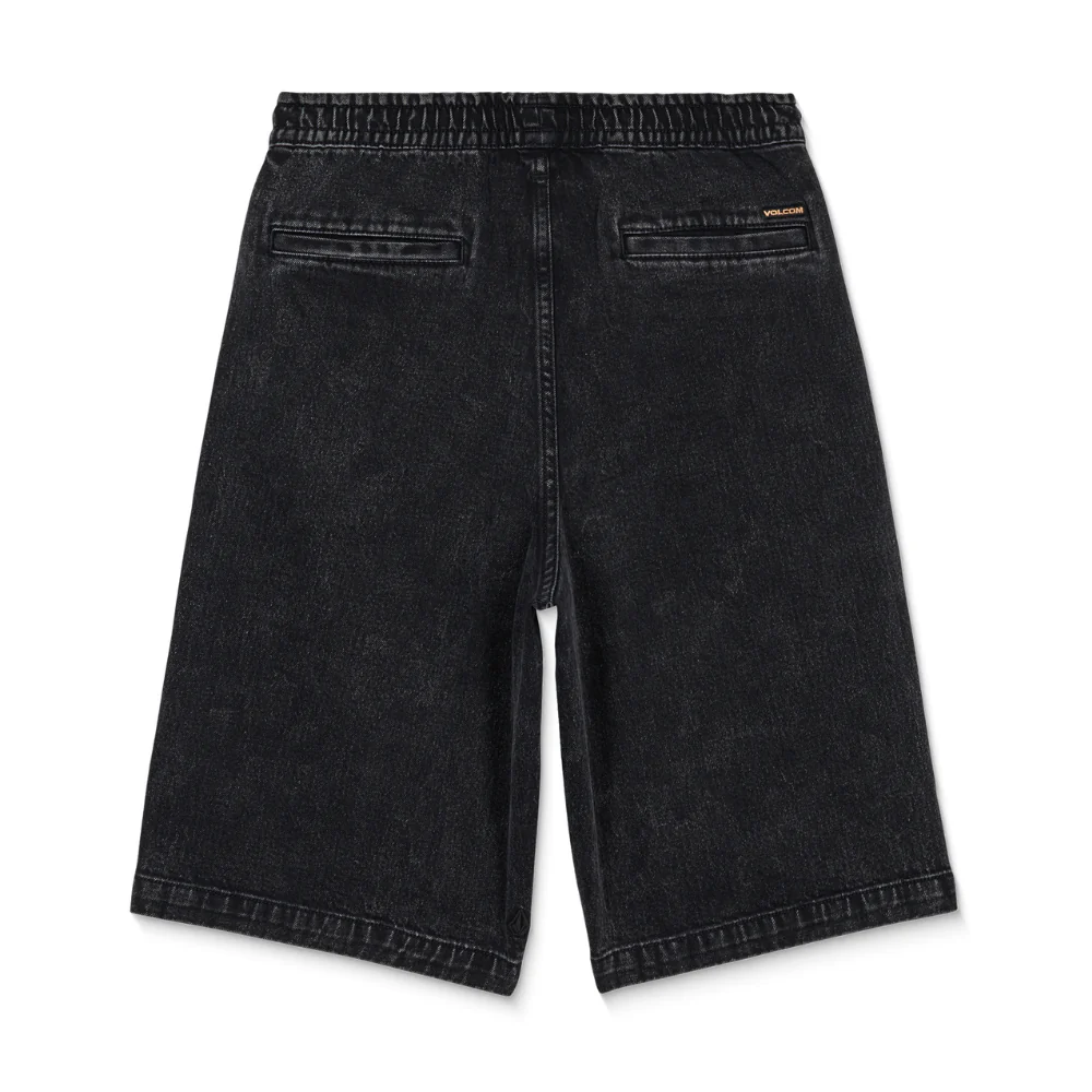 Kids Freazy Loose Denim EW Short Blackity Black - Image 2