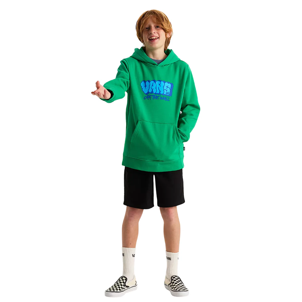 Kids Graff Hoodie Vivid Verdant - Image 3