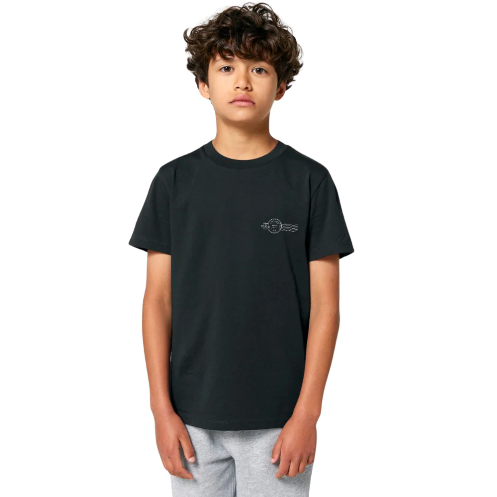 Kids Greetings From Stoked Skate T-shirt Black - Image 2